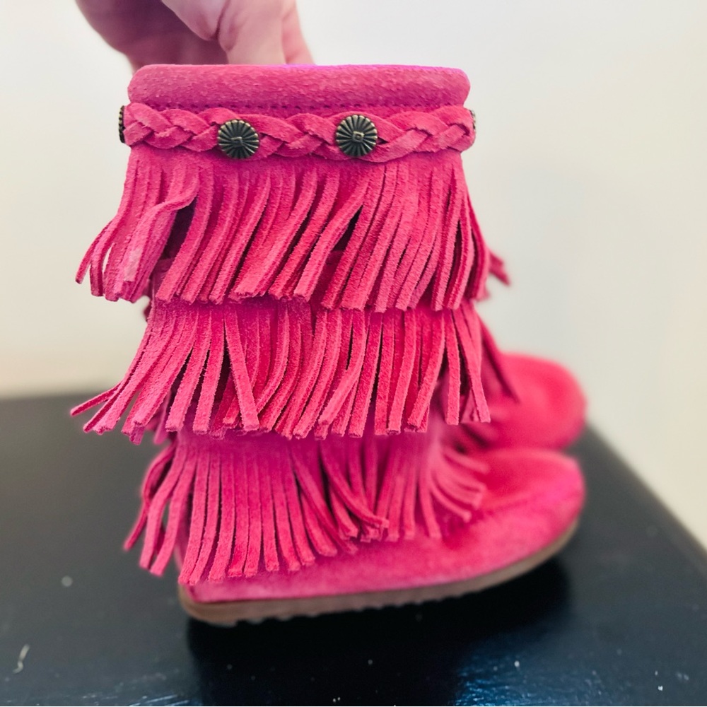 Toddler Minnetonka Fringe Boots